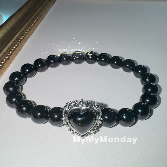 Handmade Other - Purple Obsidian Bracelet 8mm